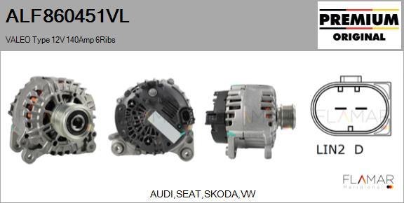 FLAMAR ALF860451VL - Alternator car-mod.net