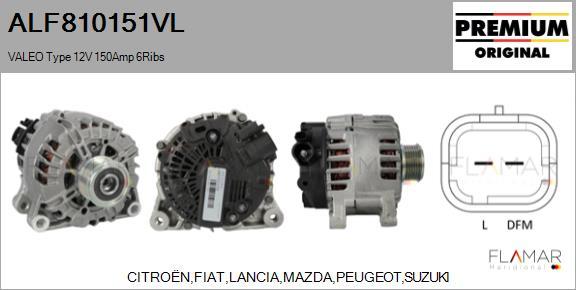 FLAMAR ALF810151VL - Alternator car-mod.net