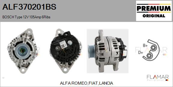 FLAMAR ALF370201BS - Alternator car-mod.net