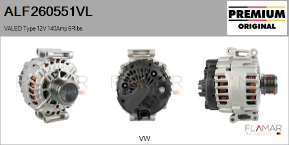 FLAMAR ALF260551VL - Alternator car-mod.net