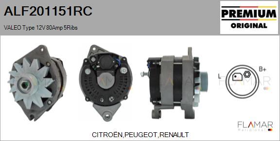 FLAMAR ALF201151RC - Alternator car-mod.net
