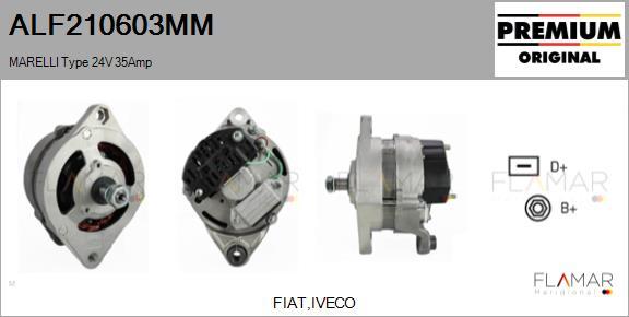 FLAMAR ALF210603MM - Alternator car-mod.net