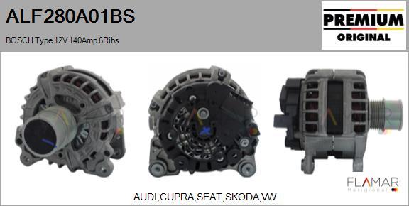 FLAMAR ALF280A01BS - Alternator car-mod.net