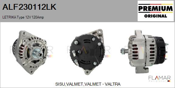 FLAMAR ALF230112LK - Alternator car-mod.net