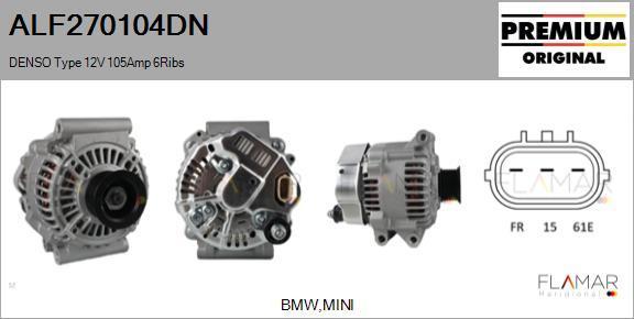 FLAMAR ALF270104DN - Alternator car-mod.net