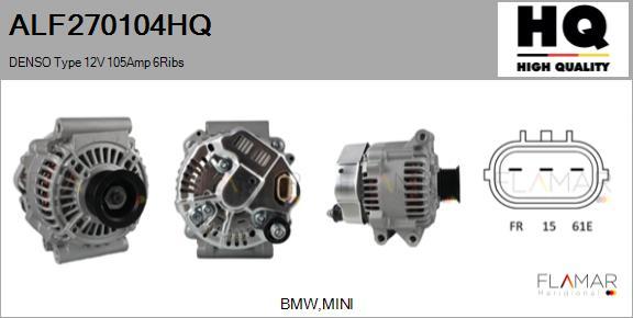 FLAMAR ALF270104HQ - Alternator car-mod.net