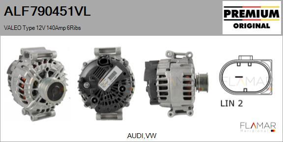 FLAMAR ALF790451VL - Alternator car-mod.net