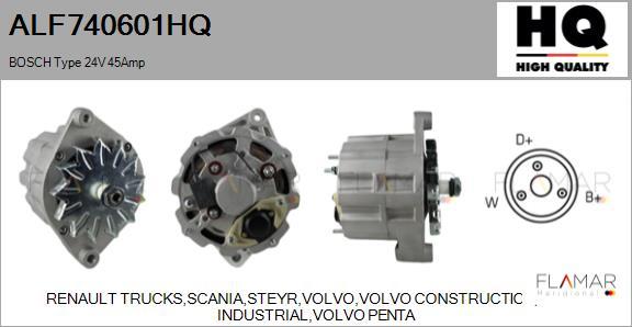 FLAMAR ALF740601HQ - Alternator car-mod.net