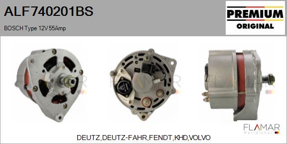 FLAMAR ALF740201BS - Alternator car-mod.net
