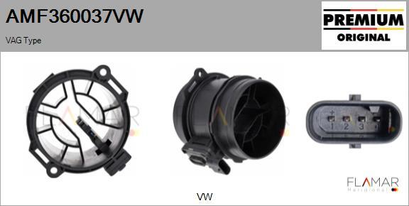FLAMAR AMF360037VW - Air Mass Sensor car-mod.net