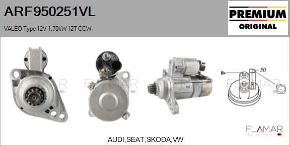 FLAMAR ARF950251VL - Starter car-mod.net