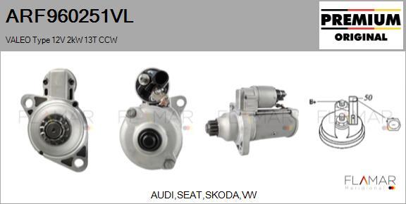 FLAMAR ARF960251VL - Starter car-mod.net