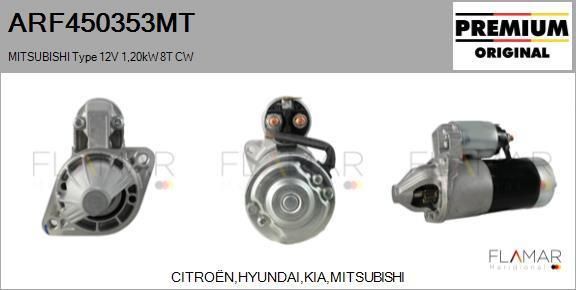 FLAMAR ARF450353MT - Starter car-mod.net
