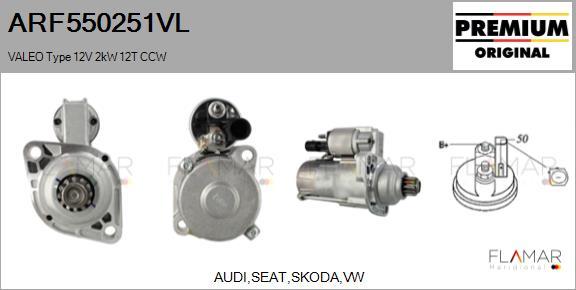FLAMAR ARF550251VL - Starter car-mod.net