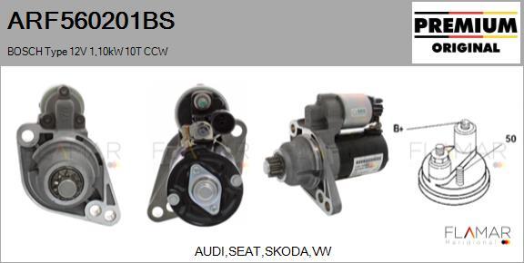 FLAMAR ARF560201BS
 - Starter car-mod.net