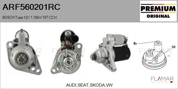FLAMAR ARF560201RC - Starter car-mod.net
