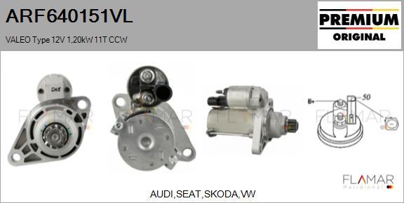 FLAMAR ARF640151VL - Starter car-mod.net