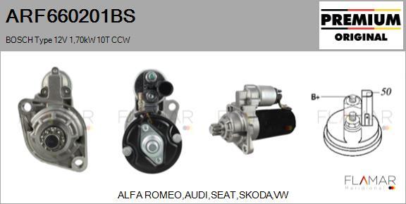 FLAMAR ARF660201BS - Starter car-mod.net