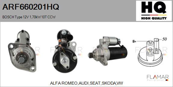FLAMAR ARF660201HQ - Starter car-mod.net