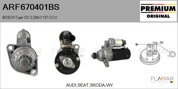 FLAMAR ARF670401BS - Starter car-mod.net