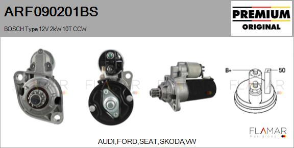 FLAMAR ARF090201BS - Starter car-mod.net