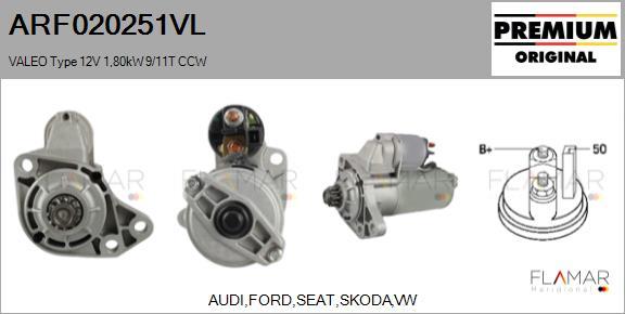 FLAMAR ARF020251VL - Starter car-mod.net