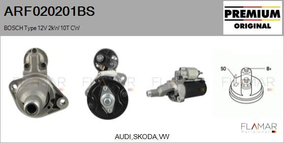 FLAMAR ARF020201BS - Starter car-mod.net