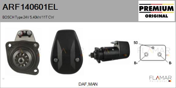 FLAMAR ARF140601EL - Starter car-mod.net