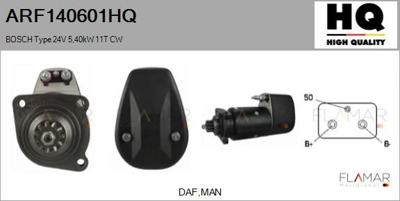 FLAMAR ARF140601HQ - Starter car-mod.net
