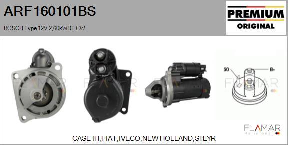 FLAMAR ARF160101BS - Starter car-mod.net