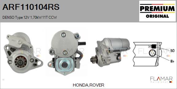 FLAMAR ARF110104RS - Starter car-mod.net