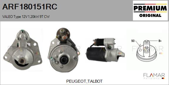 FLAMAR ARF180151RC - Starter car-mod.net