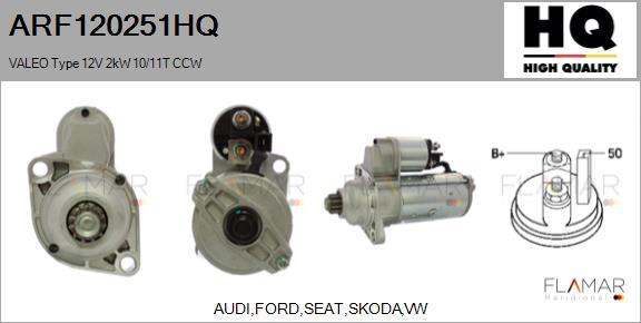 FLAMAR ARF120251HQ - Starter car-mod.net