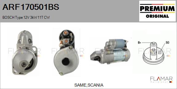 FLAMAR ARF170501BS - Starter car-mod.net