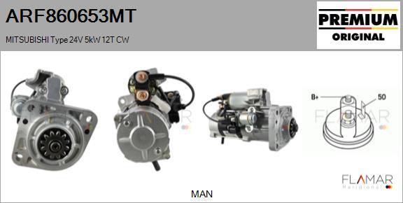 FLAMAR ARF860653MT - Starter car-mod.net