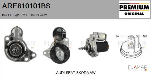 FLAMAR ARF810101BS - Starter car-mod.net