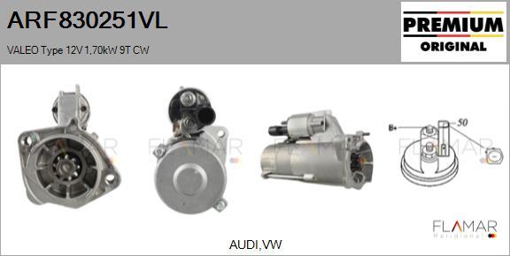FLAMAR ARF830251VL - Starter car-mod.net
