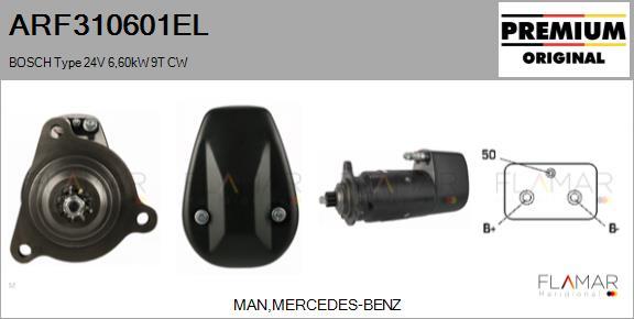 FLAMAR ARF310601EL - Starter car-mod.net