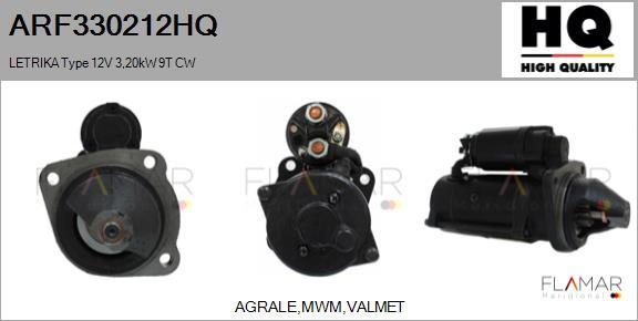 FLAMAR ARF330212HQ - Starter car-mod.net