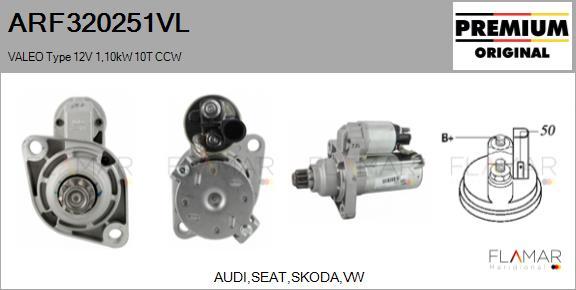 FLAMAR ARF320251VL - Starter car-mod.net