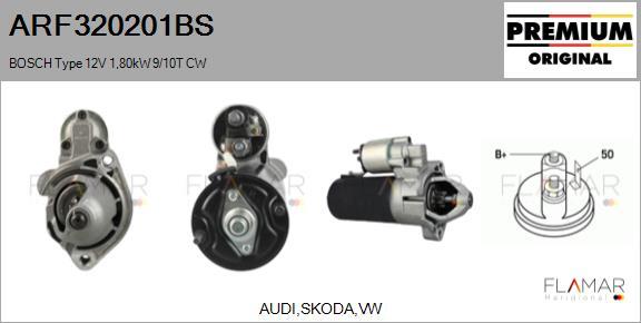 FLAMAR ARF320201BS - Starter car-mod.net