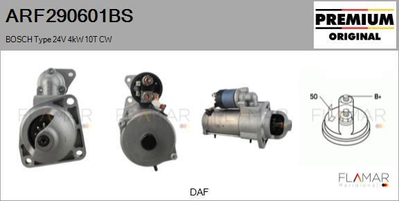 FLAMAR ARF290601BS - Starter car-mod.net