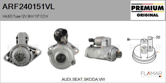 FLAMAR ARF240151VL - Starter car-mod.net