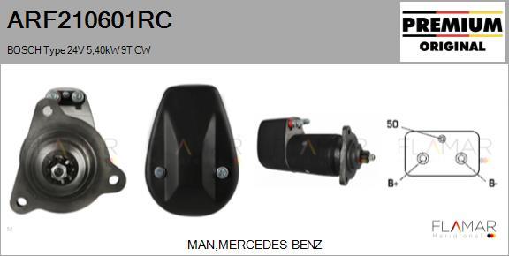 FLAMAR ARF210601RC - Starter car-mod.net