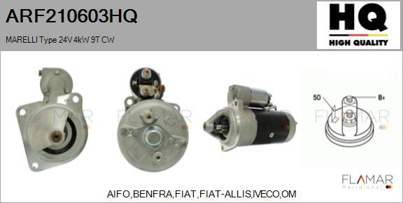 FLAMAR ARF210603HQ
 - Starter car-mod.net