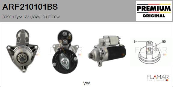 FLAMAR ARF210101BS - Starter car-mod.net