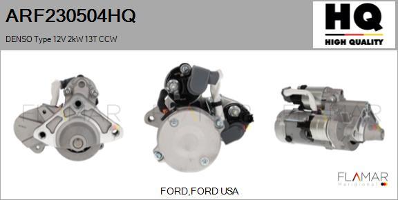 FLAMAR ARF230504HQ - Starter car-mod.net