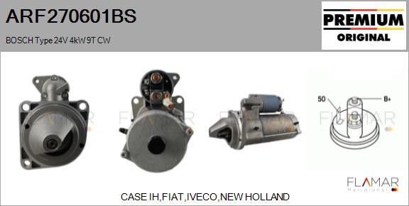 FLAMAR ARF270601BS - Starter car-mod.net