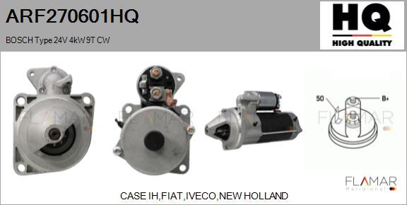 FLAMAR ARF270601HQ - Starter car-mod.net