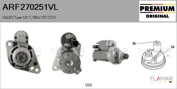 FLAMAR ARF270251VL - Starter car-mod.net
